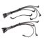 CHEVROLET SPARK PLUG WIRE SET BLACK FOR USE WITH HVS DISTRIBUTOR